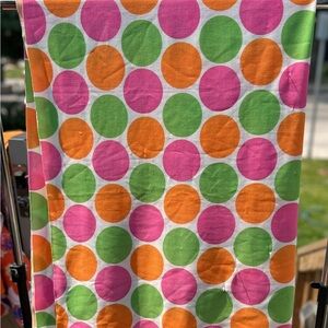 Retro Colorful Polka Dot Fabric